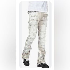 Rockstar Original Cream Denim Pants